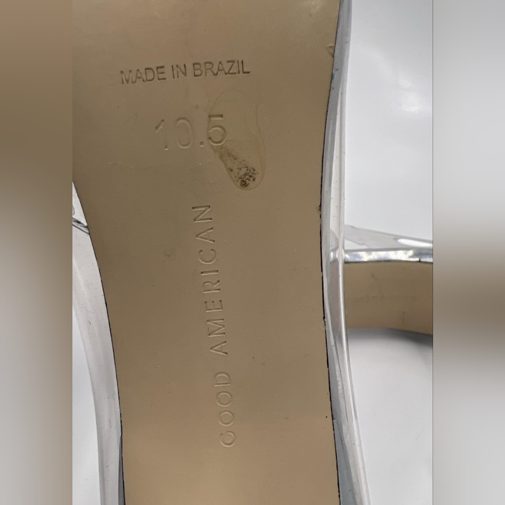 Good American Silver Heels with Crystal Accents - Picture 5 of 5
